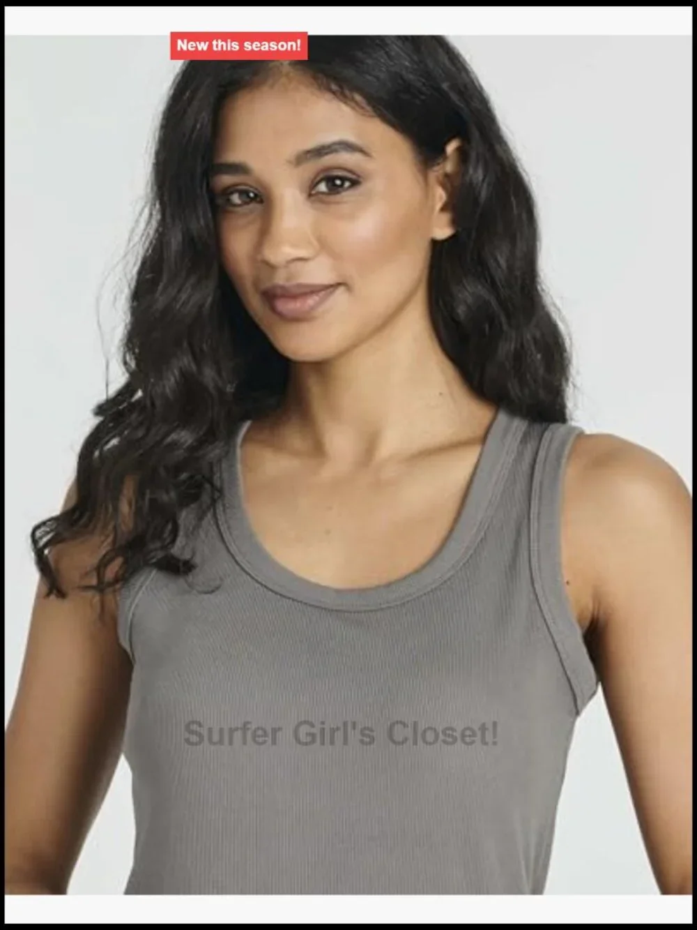 N/A sleeveless ribbed